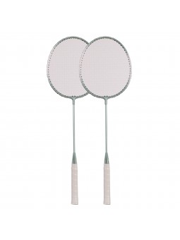 Set bádminton portátil con 2 raquetas