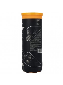 Bote de 3 pelotas de pádel nox pro titanium