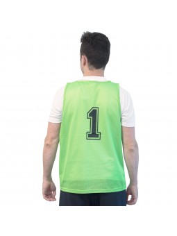 Set 5 petos softee numerados del 1 al 5