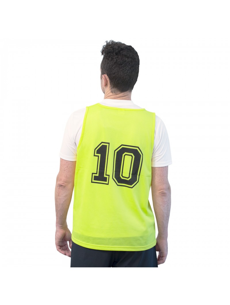 Set 5 petos softee numerados del 6 al 10