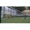Juego 3 postes voleibol fijos para pista doble