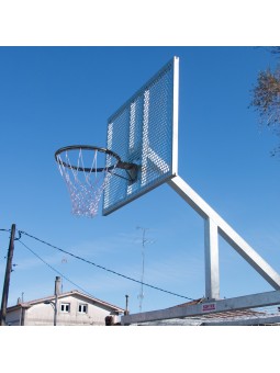 Juego porterías galvanizadas fútbol sala/balonmano - canasta basket