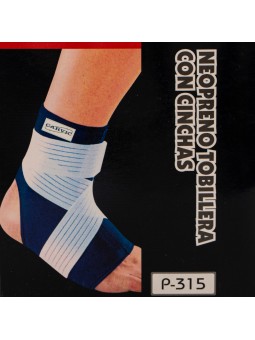 Tobillera neopreno con cinchas cv talla única