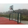 Juego de 2 porterías f.sala/balonmano - canasta basket verde
