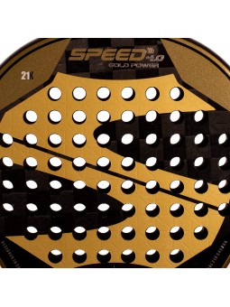 Pala de pádel softee speed gold power 4.0 nano mesh