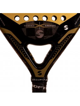 Pala de pádel softee speed gold power 4.0 nano mesh