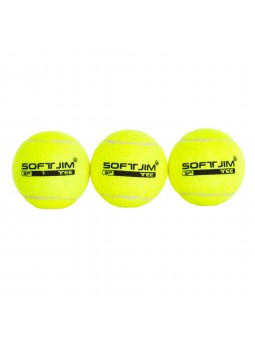 Bolsa 3 pelotas de tenis softee iniciación deluxe