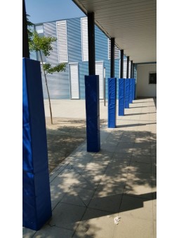 Proteccion columna cuadrada o rectangular deluxe 1,5 mt altura grosor 7 cm -metro lineal-