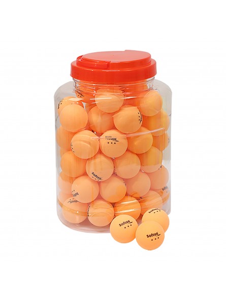 Tarro 60 pelotas tenis de mesa softee 40mm
