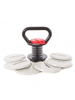 Kettlebell regulable hasta 18kg