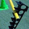 Regla con acople para cono de 32, 40 y 50cm con soporte para pica y aro