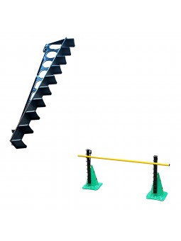 Regla con acople para cono de 32, 40 y 50cm con soporte para pica y aro