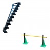 Regla con acople para cono de 32, 40 y 50cm con soporte para pica y aro