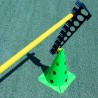 Regla con acople para cono de 32, 40 y 50cm con soporte para pica y aro