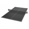 Kit tableros tenis de mesa con soporte y red negro - sin palas ni pelotas -