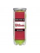 Bote 3 pelotas de pádel wilson rush 100