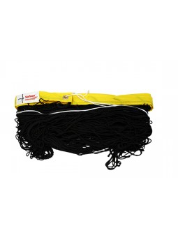 Red de voley playa 3mm linea premium con cinta amarilla