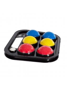 Juego 6 bolas petanca pvc