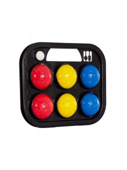 Juego 6 bolas petanca pvc