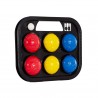 Juego 6 bolas petanca pvc