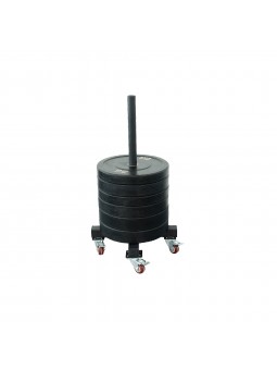 Soporte discos olímpicos wheel