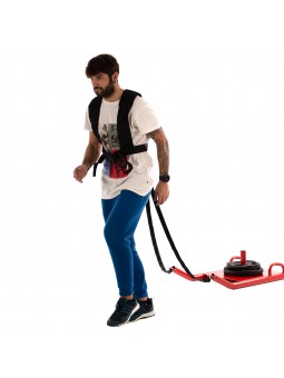 Trineo entrenamiento para discos olímpicos