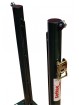 Juego de 2 postes de pádel fijos ø 80mm con base para atornillar