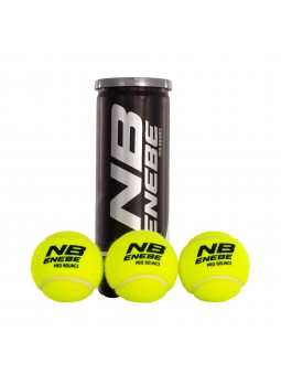 Bote de 3 pelotas pádel enebe pro bounce