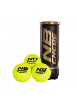 Bote de 3 pelotas de pádel enebe pro bounce s