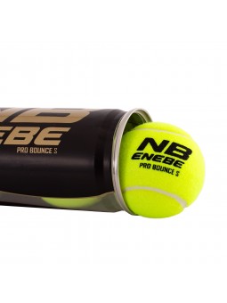 Bote de 3 pelotas de pádel enebe pro bounce s