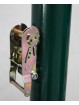 Juego de 2 postes de pádel fijos cuadrados 80x80mm
