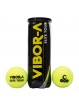 Bote de 3 pelotas de pádel vibor-a elite tour