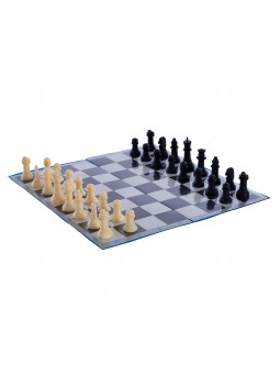 Tablero ajedrez 33 cm plegable -incluye fichas sencillas-
