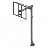 Jgo canastas antivandalicas minibasket new tubo 114 mm galvanizadas -incluye aros, redes y tableros-