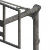 Jgo canastas antivandalicas minibasket new tubo 114 mm galvanizadas -incluye aros, redes y tableros-