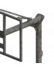 Jgo canastas antivandalicas minibasket new tubo 114 mm galvanizadas -incluye aros, redes y tableros-