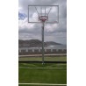 Jgo canastas galvanizadas baloncesto monotubo new tubo 114 mm fijas con base anclaje-sin tablero,aro