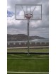 Jgo canastas galvanizadas baloncesto monotubo new tubo 114 mm fijas con base anclaje-sin tablero,aro