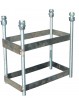 Jgo canastas antivandalicas minibasket new tubo 114 mm galvanizadas -incluye aros, redes y tableros-