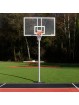 Jgo canastas galvanizadas baloncesto monotubo new tubo 114 mm fijas con base anclaje-sin tablero,aro