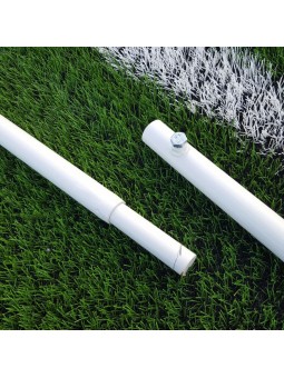 Juego de 2 bases porterías fútbol 11 para recogida de red