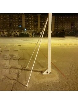 Juego 2 tirantes canastas para atornillar al suelo