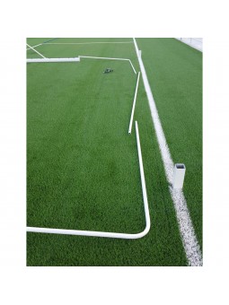 Juego de 2 bases porterías fútbol 11 para recogida de red