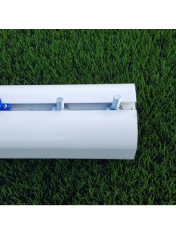 Juego de 2 bases porterías fútbol 11 para recogida de red