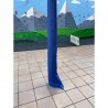 Juego de 2 protección postes canastas deluxe 100x100mm