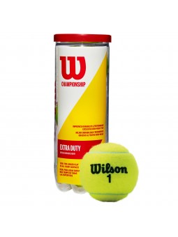Bote 3 pelotas tenis wilson championship xd