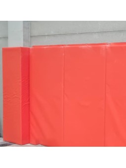 Metro lineal de panel tapizado con lona para proteccion de 2m altura y grosor 60mm
