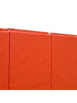 Metro lineal de panel tapizado con lona para proteccion de 2m altura y grosor 60mm