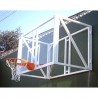 Jgo canastas baloncesto abatibles -sin tablero,aro-