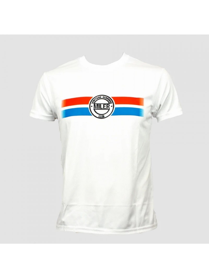 Camiseta manga corta miler hombre iffley road tejido dry sublimación